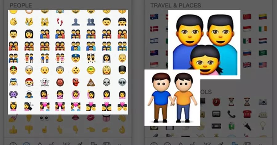 Schwule Pärchen mit Kind sollen neue Emojis werden