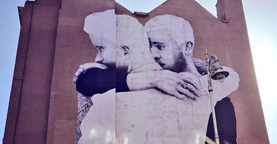 Ein Wandgemälde für die Homo-Ehe