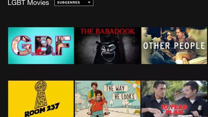 Bei Netflix in die falsche Kategorie gerutscht.