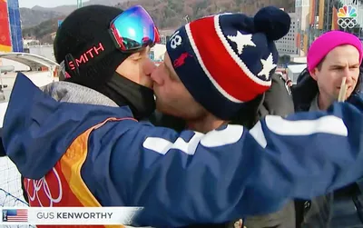 Ein historischer Kuss bei den Olympischen Spielen