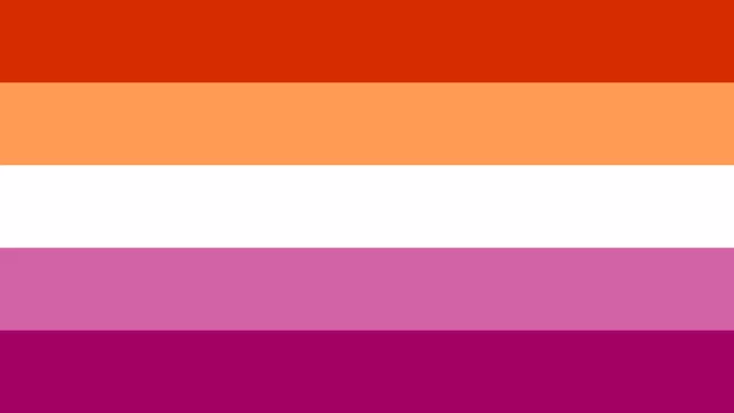 Lesbische Pride Flag